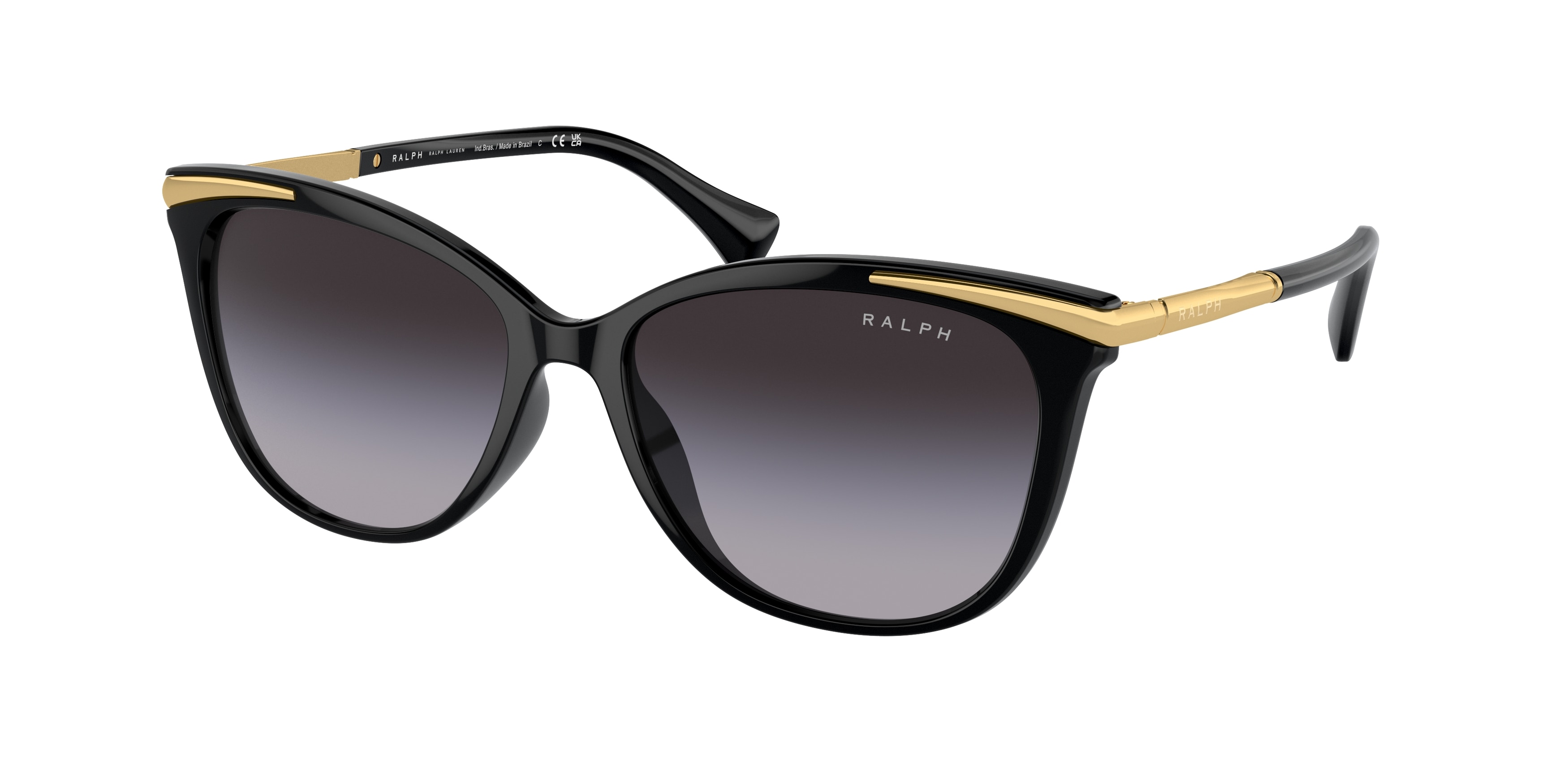 Ralph Lauren Woman RA5309U  50018G Sunglasses Injected Black Grey Squared Normal Shaded-image